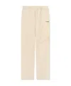 We11 Done Logo Wide-legged Sports Pants In Nude