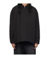 We11 Done Logo Zipper Casual Jacket In Black