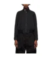 We11 Done Logo Zipper Casual Jacket In Black