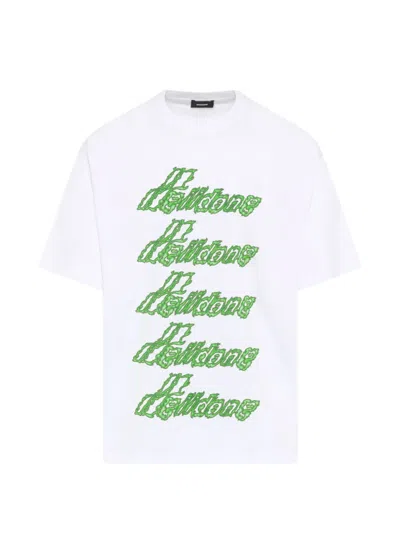 We11 Done Logo-print T-shirt In White