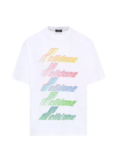We11 Done Logo-print T-shirt In White