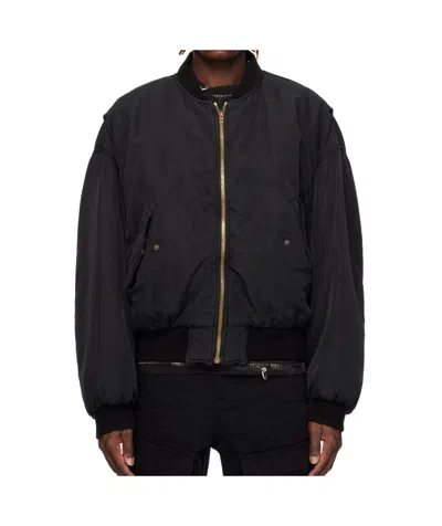 We11 Done Long Sleeve Casual Jacket In Black