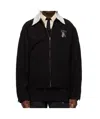 We11 Done Long Sleeve Casual Jacket In Black