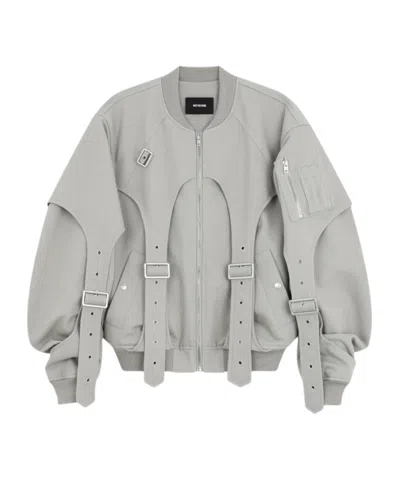 We11 Done Long Sleeve Casual Jacket In Gray
