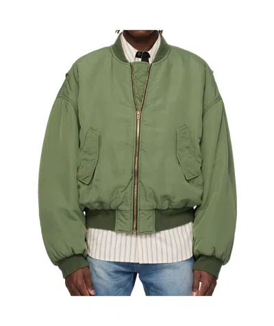 We11 Done Long Sleeve Casual Jacket In Green