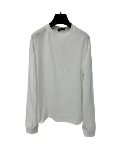 We11 Done Long Sleeve Round Neck T-shirt In Gray
