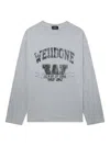 We11 Done Long-sleeve Sweatshirt In Gray