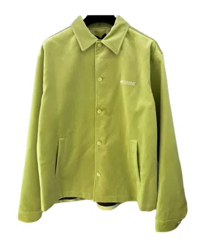 We11 Done Long-sleeved Casual Jacket In Green