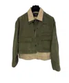 We11 Done Long-sleeved Casual Jacket In Green