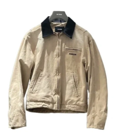We11 Done Long-sleeved Casual Jacket In Nude