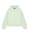 We11 Done Long-sleeved Hooded Hoodie In White