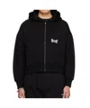 We11 Done Long-sleeved Hooded Sweatshirt In Black