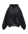 We11 Done Long-sleeved Hoodie In Black