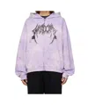 We11 Done Long-sleeved Hoodie In Purple