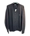 We11 Done Long-sleeved Knitted Cardigan In Black