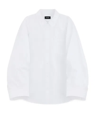 We11 Done Long-sleeved Shirt In White