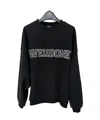 We11 Done Long-sleeved Sweater In Black