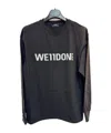 We11 Done Long-sleeved Sweatshirt In Black