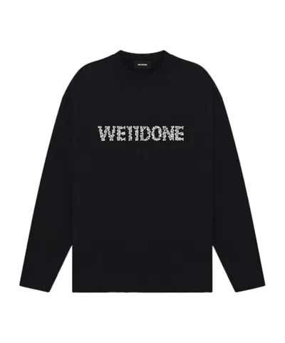 We11 Done Long-sleeved T-shirt In Black