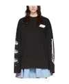 We11 Done Long-sleeved T-shirt In Black