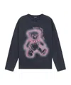 We11 Done Long-sleeved T-shirt In Blue