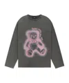We11 Done Teddy-graphic T-shirt In Gray