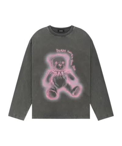 We11 Done Long-sleeved T-shirt In Gray