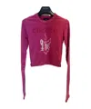 We11 Done Long-sleeved T-shirt In Red