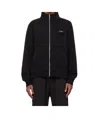 We11 Done Long-sleeved Zipper Jacket In Black