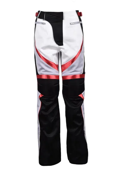 We11 Done Lycra Biker Pants - Multicolor In Black