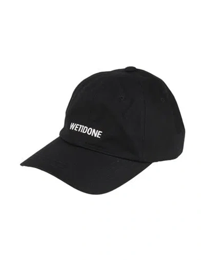 We11 Done Man Hat Black Size Onesize Cotton
