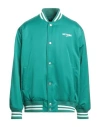 We11 Done Man Jacket Emerald Green Size M Polyester In Green