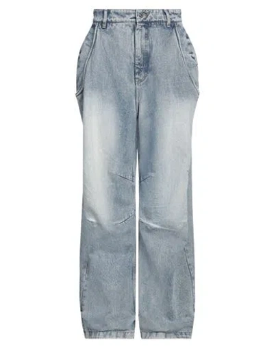 We11 Done Man Jeans Blue Size M Cotton