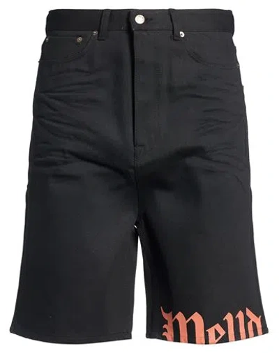We11 Done Man Shorts & Bermuda Shorts Black Size S Cotton, Polyester, Cupro