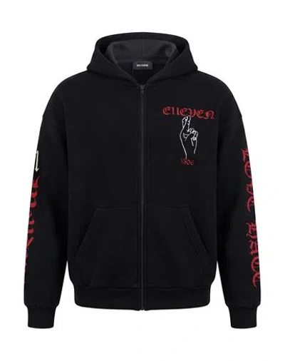We11 Done Man Sweatshirt Black Size S Cotton In Multi