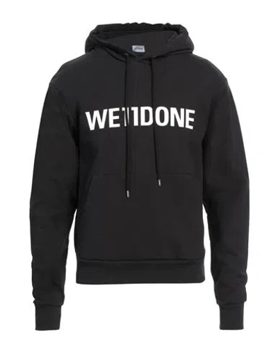 We11 Done Man Sweatshirt Black Size Xl Cotton