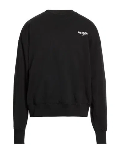 We11 Done Man Sweatshirt Black Size Xl Cotton