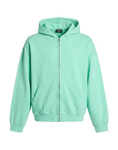 We11 Done Man Sweatshirt Light Green Size Xs Cotton