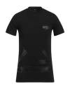 We11 Done Man T-shirt Black Size Xs Cotton, Polyester, Polyurethane