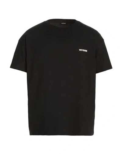 We11 Done Man T-shirt Black Size Xl Cotton