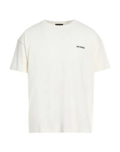 We11 Done Man T-shirt Ivory Size Xl Cotton In White