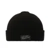We11 Done Men's Patched Knit Beanie In Black