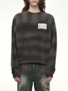 We11 Done Men's Peaches Print Sweatshirt In Brown