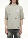 We11 Done Men's Peaches Print T-shirt In Neutral