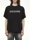 We11 Done Plain Jersey T-shirt In Black