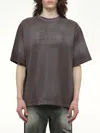 We11 Done Men's Spray Logo T-shirt In Gray