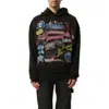 We11 Done Pieces Hooded Hoodie In Black