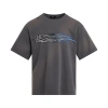 We11 Done Gray Printed T-shirt