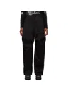 We11 Done Mid-rise Wide-leg Trousers In Black