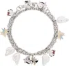 We11 Done Monster Charms Necklace In Metallic